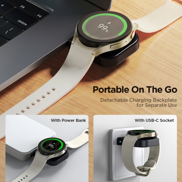 JOYROOM JR-WQW02 For Samsung Portable Watch Wireless Charger(Black)