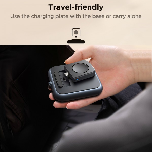 JOYROOM JR-WQW02 For Samsung Portable Watch Wireless Charger(Black)