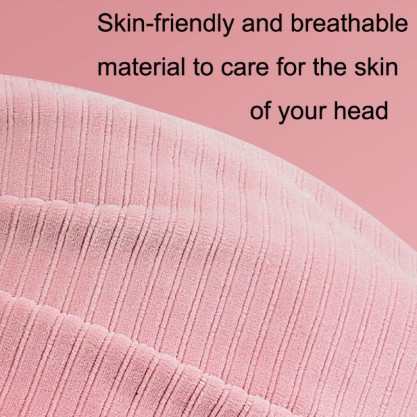 K2009 Air Wave Head Massage Device Heating Compress Airbag Home Sleep Massage Instrument(Pink)