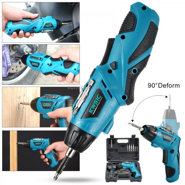 KANGRUI 4.8V Multi-functional Household Electric Screwdriver Electric Drill Electric Screwdriver Set