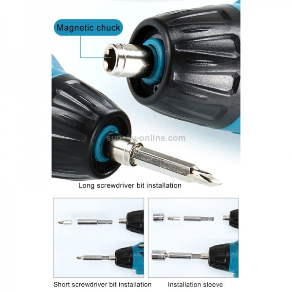 KANGRUI 4.8V Multi-functional Household Electric Screwdriver Electric Drill Electric Screwdriver Set