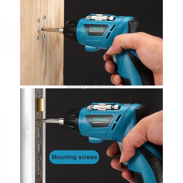 KANGRUI 4.8V Multi-functional Household Electric Screwdriver Electric Drill Electric Screwdriver Set