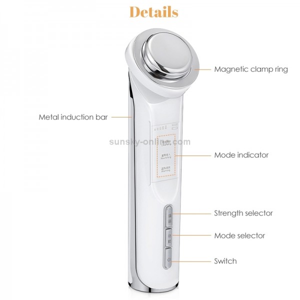 KD9960 Ion Beauty Introduction Instrument Face Cleansing Massager Skin Rejuvenation Thermostat Deep Clean Acne Therapy