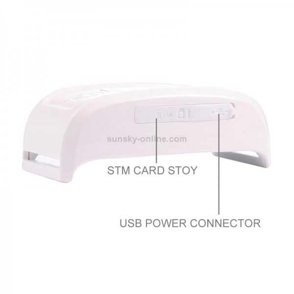 KH-909 Universal IPX6 Waterproof GPS Tracker for Pet / Kid / the Aged (White + Black)