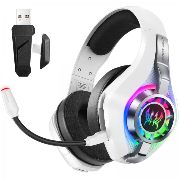 KOTION EACH GS400 Ultra Over Ear Bluetooth Wired 2.4GHz Tri-mode Gaming Headset(White)