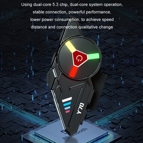 KUQIBAO Motorcycle Helmet Built-in Waterproof Bluetooth-compatible Earphone(Hard Microphone)