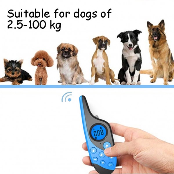 L-818 500M Dog Training Device Rechargeable Remote Control Pet Bark Stopper
