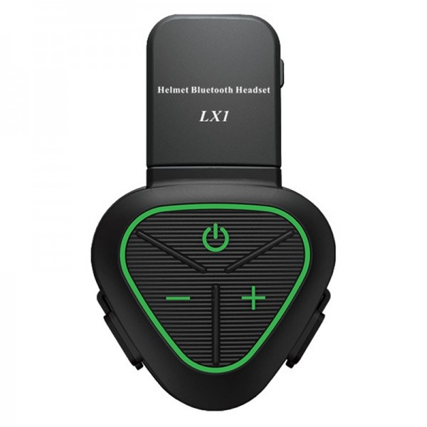 LX1 Motorcycle Half Helmet Waterproof Wireless 5.3 Bluetooth Headset, Version: English(Classic Green)