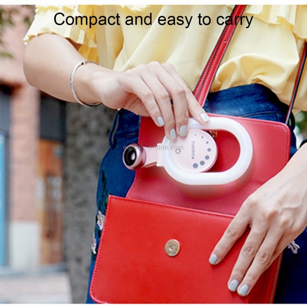 Live Broadcast Selfie Light Beauty LED Flash Light + Phone Lens