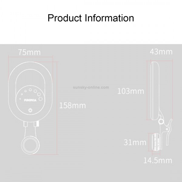 Live Broadcast Selfie Light Beauty LED Flash Light + Phone Lens