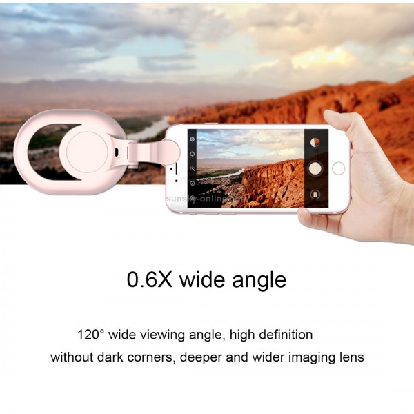 Live Broadcast Selfie Light Beauty LED Flash Light + Phone Lens