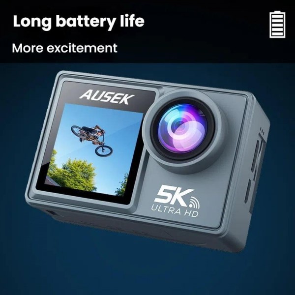 M40R With Remote Control 5K Action Camera Anti-Shake Outdoor HD Shooting Cycling Recorder Under Dive Camera