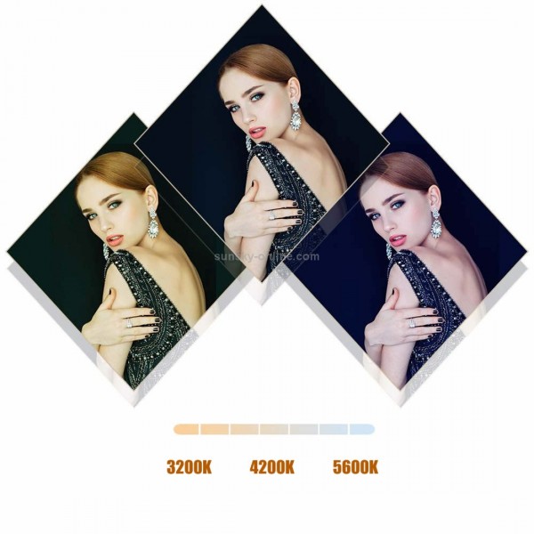 MANTOO RL-18 II 100-240V 55W 18 inch Two-color Dimmable Ring Fill Light with Tripod