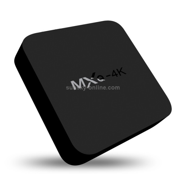 MXQ 4K TV Box Android 10.0 Media Player with Remote Control, Allwinner H3 Quad Cortex-A7, 1GB+8GB, Dual-Band / Ethernet / TF / USB