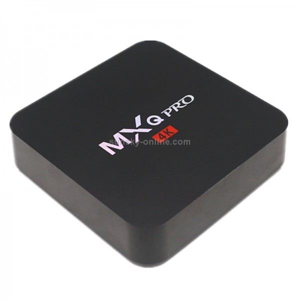 MXQ Pro 4K TV Box Android 10.0 Media Player wtih Remote Control, Allwinner H3 Quad Core ARM Cortex-A7, 2GB+16GB, 5G WiFi / Ethernet / TF / USB