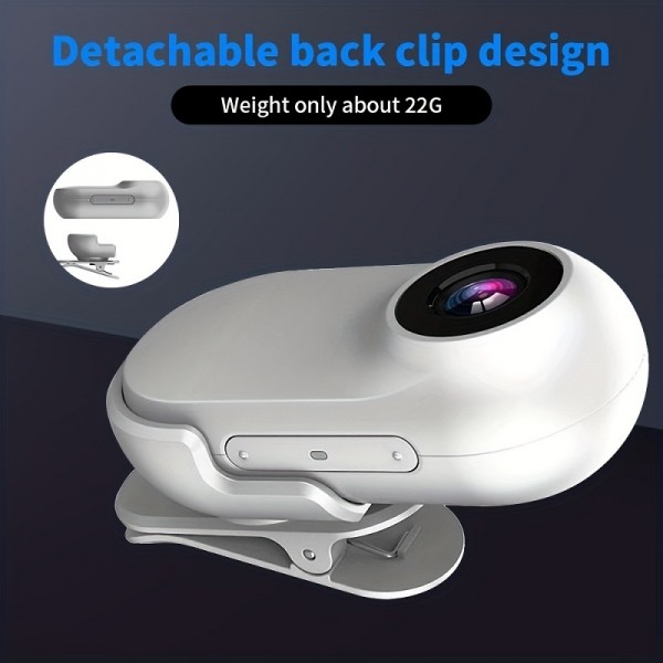 Magnetic Thumb Camera Portable HD Camera For Outdoor Cycling, Model: Standard