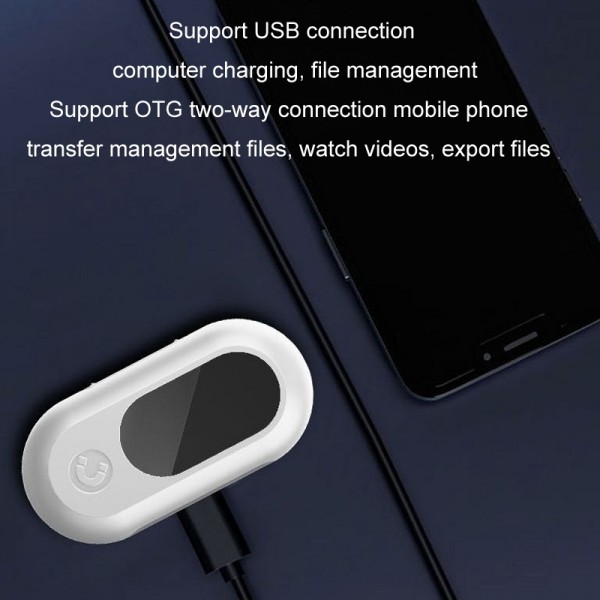 Magnetic Thumb Camera Portable HD Camera For Outdoor Cycling, Model: Standard