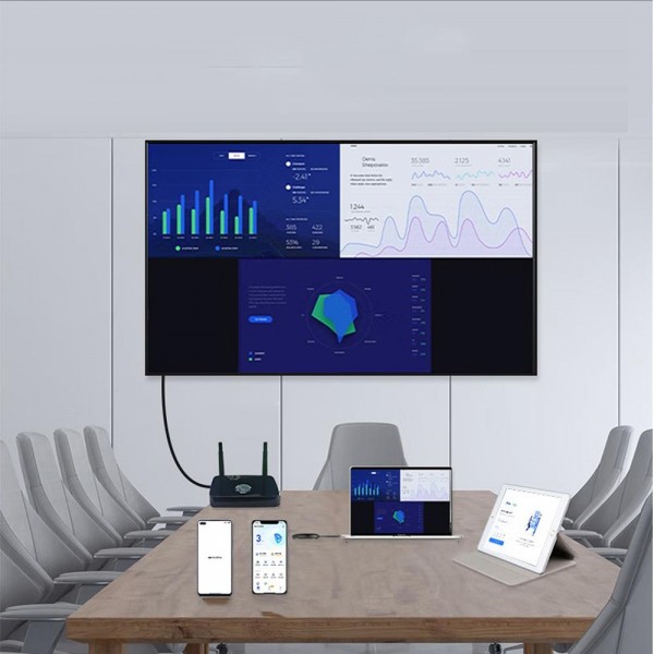 Measy AM1810 Type-C Wireless Screen Projector For PC / TV / Phone, Plug:EU Plug