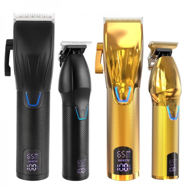 Men Electric Haircutting Tools Set Sculpting Electric Clipper(Black)