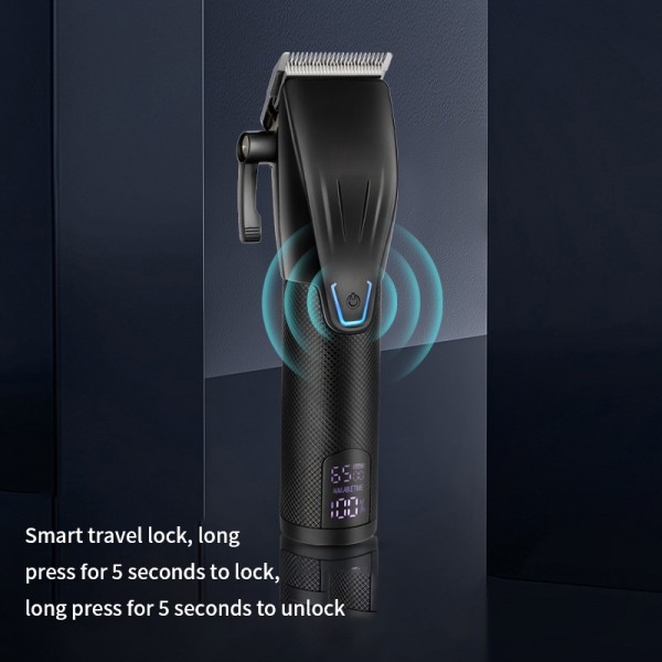 Men Electric Haircutting Tools Set Sculpting Electric Clipper(Black)