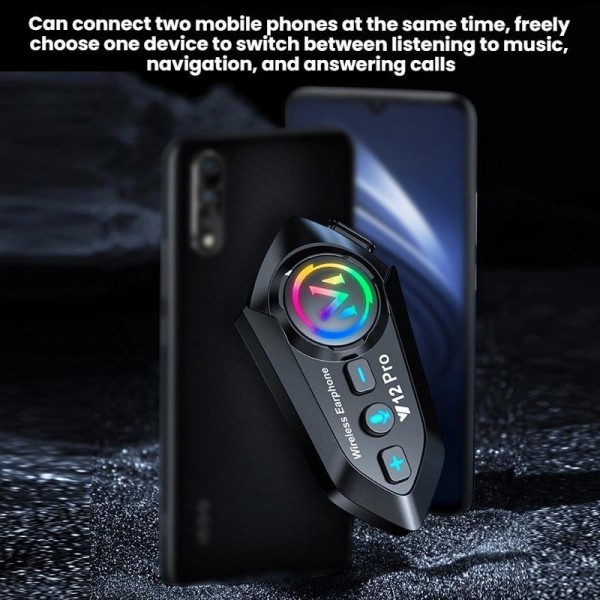 Motorcycle Helmet Waterproof Noise-reducing Headset(Soft Mic)