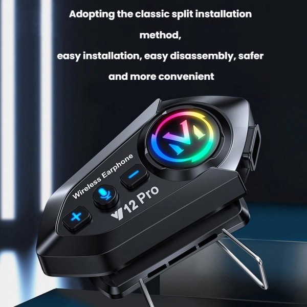 Motorcycle Helmet Waterproof Noise-reducing Headset(Soft Mic)