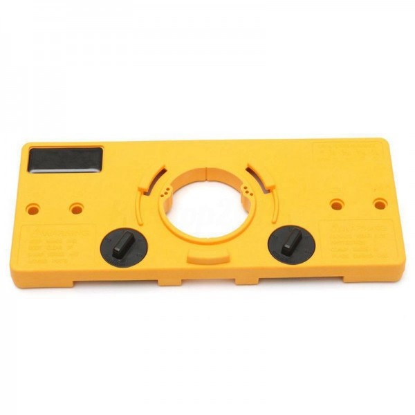 New Cabinet Door Window Cabinet Door Hole Puncher Hinge Hole Locator(Yellow)
