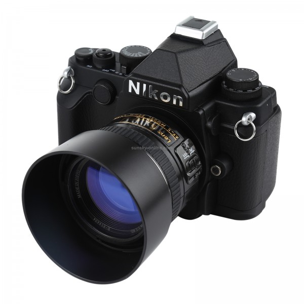 Non-Working Fake Dummy DSLR Camera Model DF Model Room Props Ornaments Display Photo Studio Camera Model Props, Color:Black(With Hood)