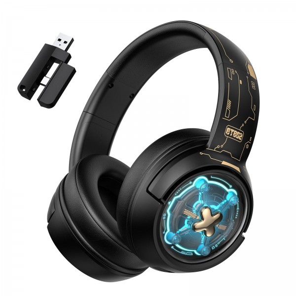 ONIKUMA GT802  Bluetooth 2.4G Wired E-sports Game Headset(Black)