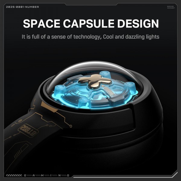 ONIKUMA GT802  Bluetooth 2.4G Wired E-sports Game Headset(Black)