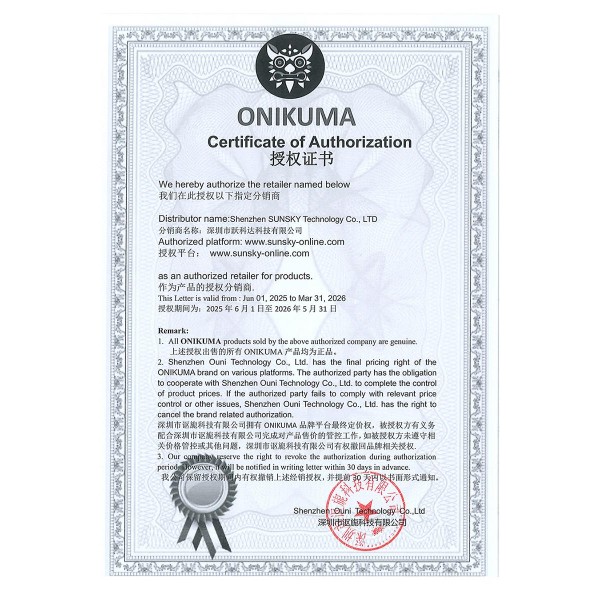 ONIKUMA ST-2 RGB Lighting Headset Holder Stand(Black)