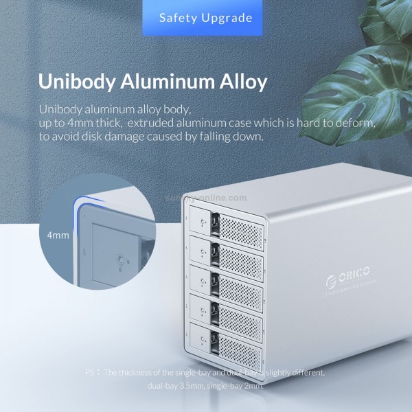 ORICO 9528U3 3.5-Inch External Hard Drive Enclosure(Black)