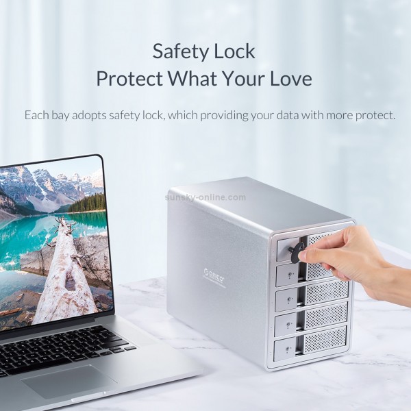 ORICO 9528U3 3.5-Inch External Hard Drive Enclosure(Black)