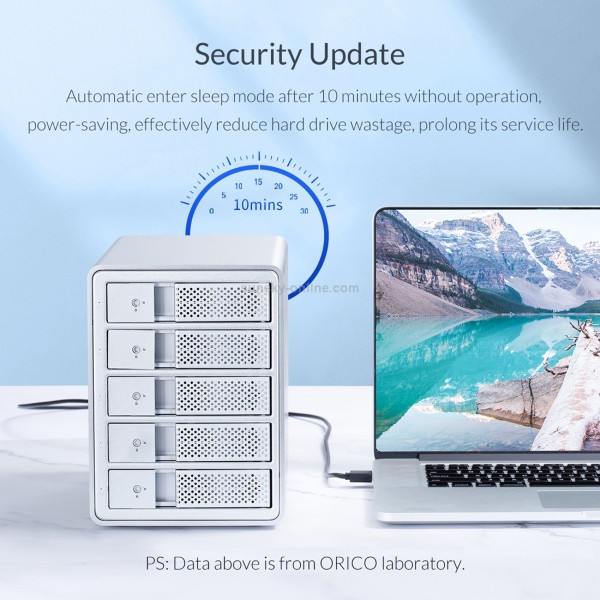 ORICO 9528U3 3.5-Inch External Hard Drive Enclosure(Black)