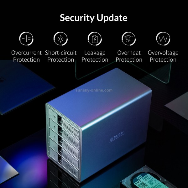 ORICO 9528U3 3.5-Inch External Hard Drive Enclosure(Black)