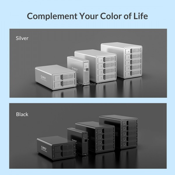 ORICO 9528U3 3.5-Inch External Hard Drive Enclosure(Black)