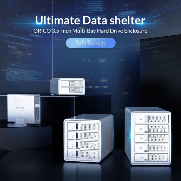 ORICO 9528U3 3.5-Inch External Hard Drive Enclosure(Black)