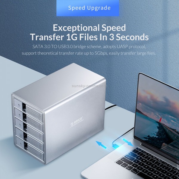 ORICO 9528U3 3.5-Inch External Hard Drive Enclosure(Black)