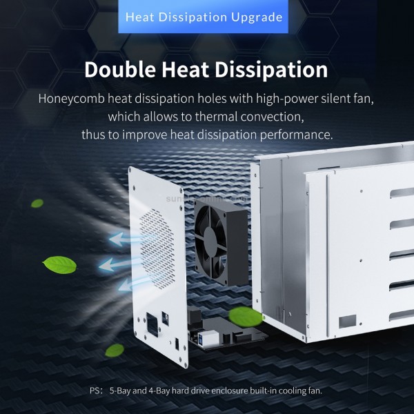 ORICO 9528U3 3.5-Inch External Hard Drive Enclosure(Black)