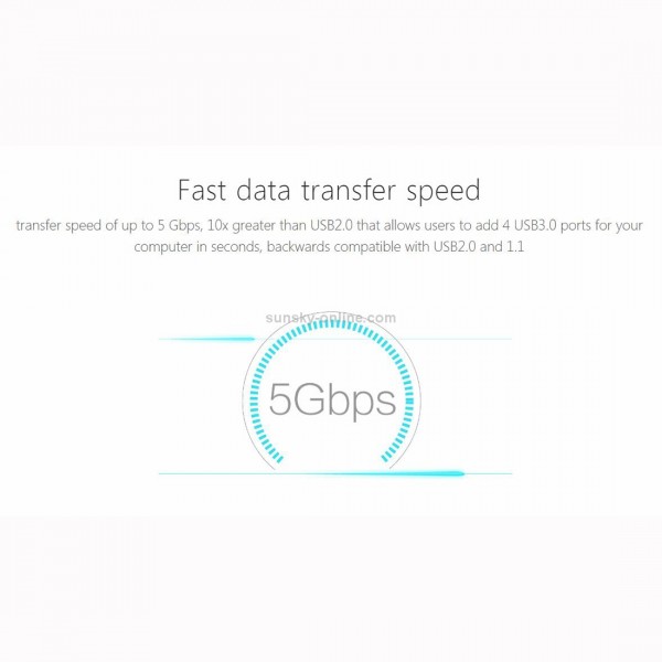 ORICO M3H4-V1 Aluminum Alloy 4 USB 3.0 Ports HUB