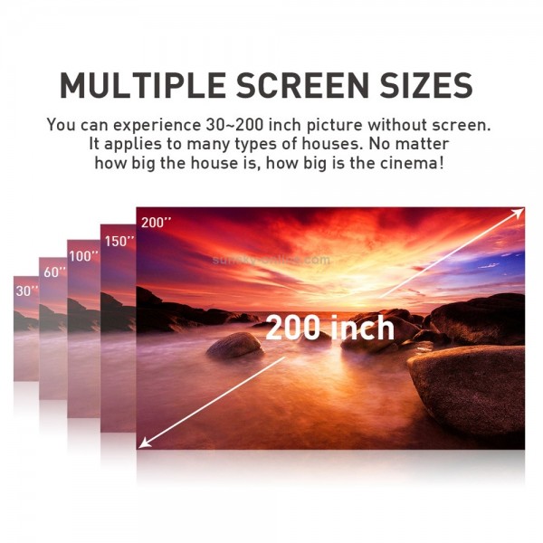 P9II Portable 4K Ultra HD DLP Mini Smart Projector with Infrared Remote Control, Amlogic S905X 4-Core A53 up to 1.5GHz Android 6.0, 2GB+16GB, Support 2.4G/5G WiFi, Bluetooth, TF Card(Black)