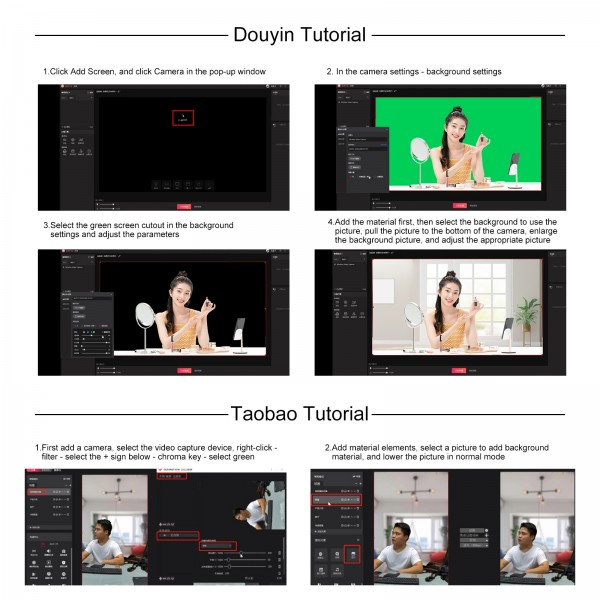 PULUZ 2.9x2m Photo Studio Background Support Stand Backdrop Crossbar Bracket Kit with Red / Blue / Green Polyester Backdrops