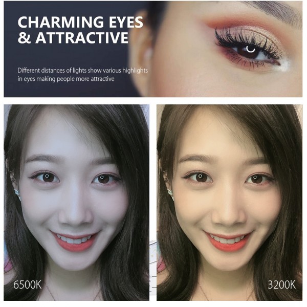 PULUZ 3 in 1 Vlogging Live Broadcast Smartphone Video Rig + Microphone +  4.7 inch 12cm Ring LED Selfie Light Kits with Cold Shoe Tripod Head for iPhone, Galaxy, Huawei, Xiaomi, HTC, LG, Google, and Other Smartphones(Red)