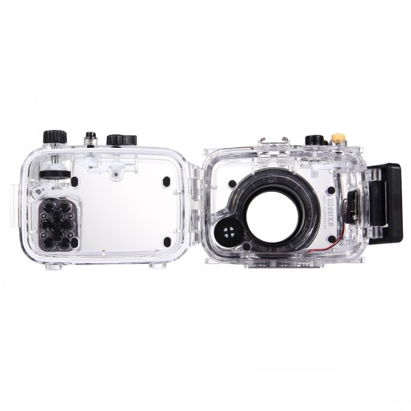 PULUZ 40m Underwater Depth Diving Case Waterproof Camera Housing for Sony RX100 III(Transparent)