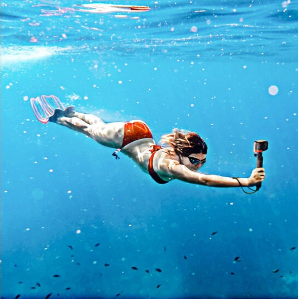 PULUZ 60m Underwater Depth Diving Case Waterproof Camera Housing for Insta360 ONE R 4K Wide-angle Edition(Transparent)