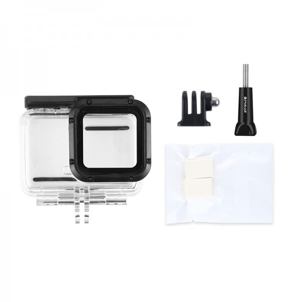 PULUZ 60m Underwater Depth Diving Case Waterproof Camera Housing for Insta360 ONE R 4K Wide-angle Edition(Transparent)