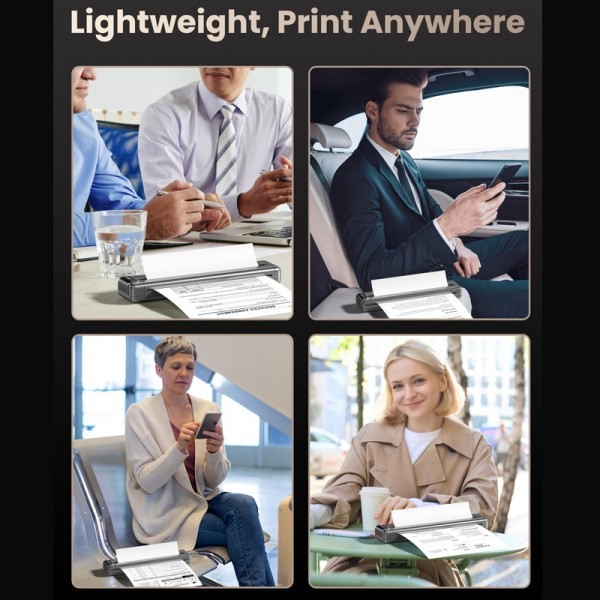 Phomemo Q302 300dpi Wifi Wireless Bluetooth Thermal Printer Support Multi-Size Thermal Paper