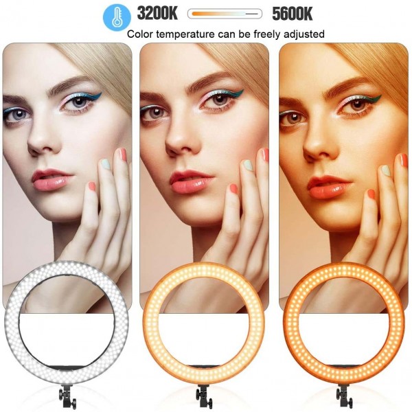 Pixel R60C 60W Live Photography Video Remote Control Ring Fill Light(B Set+UK Plug Adapter)