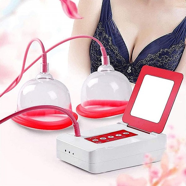 Portable USB Charging Chest Electric Massage Instrument, Style:Ordinary Paragraph(A Cup)
