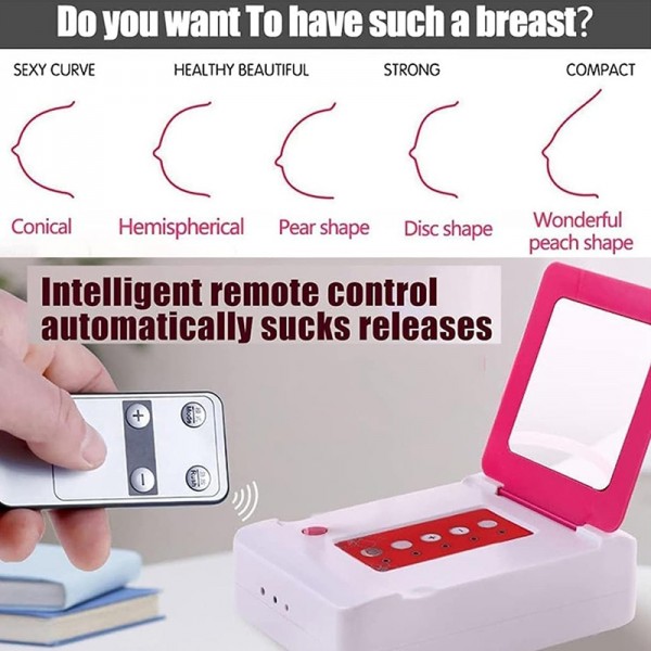 Portable USB Charging Chest Electric Massage Instrument, Style:Ordinary Paragraph(A Cup)